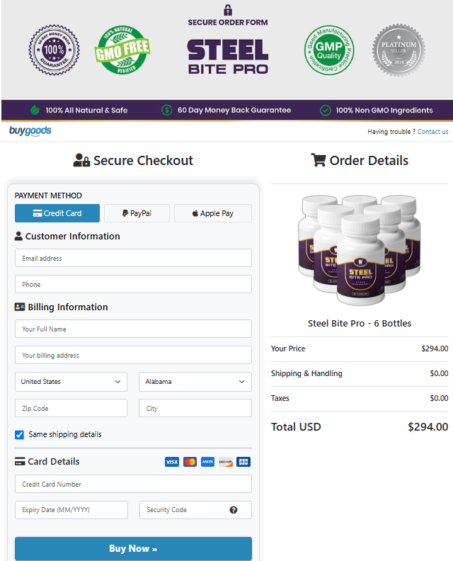 steel-bite-pro-order-page