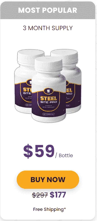 Order Steel Bite Pro 3 bottles 